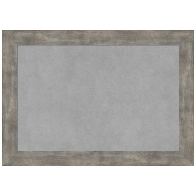 Amanti Art Marred Pewter Framed Magnetic Board 21 x 15 in.