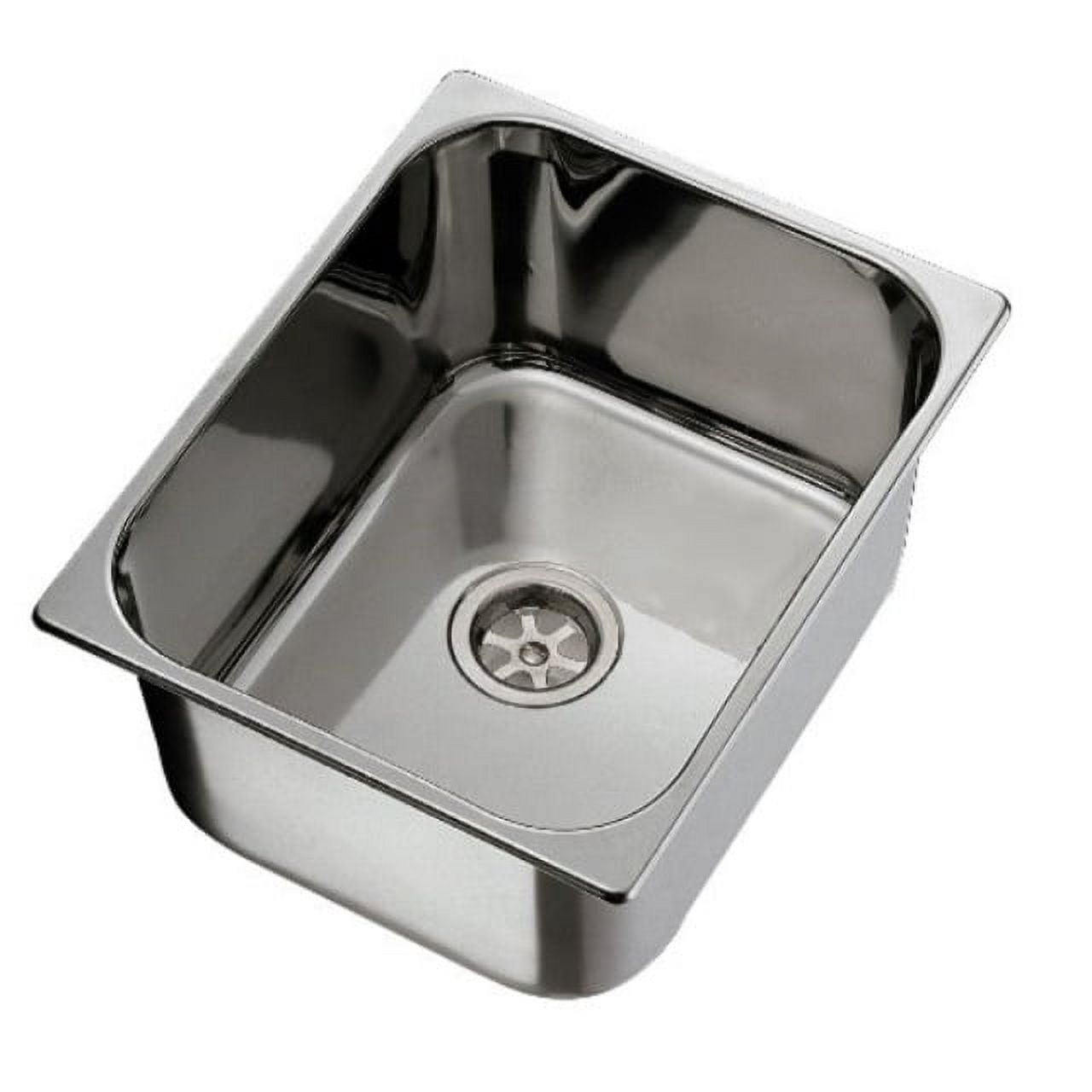 Ambassador Marine S44-1711-BR-R Rectangle Stainless Steel Sink  Brushed Finish