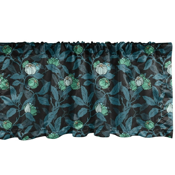 Ambesonne Botanical 54" Window Valance | Wayfair
