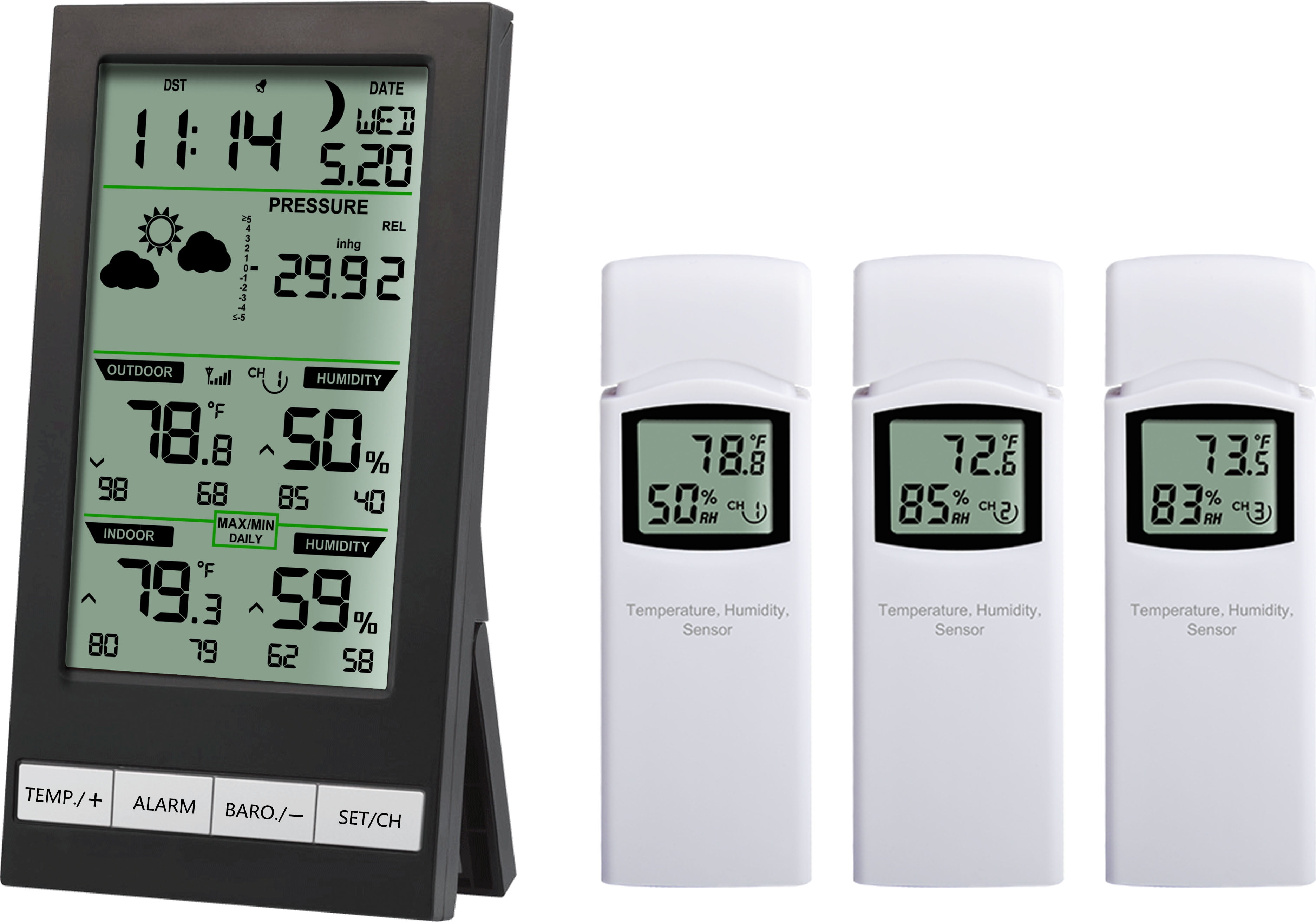 Ambient Weather 8.5'' Wireless Outdoor Weather Station