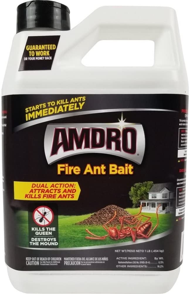 Amdro Outdoor Fire Ant Killer Bait for Mounds and Lawns, 1 lb.