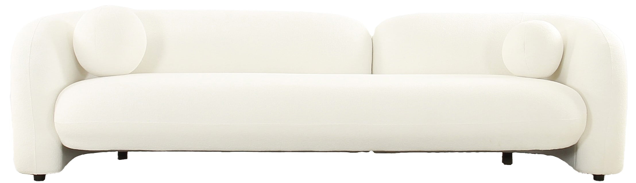 American Eagle Design AE3810-4S Ivory Fabric Extra Long Sofa