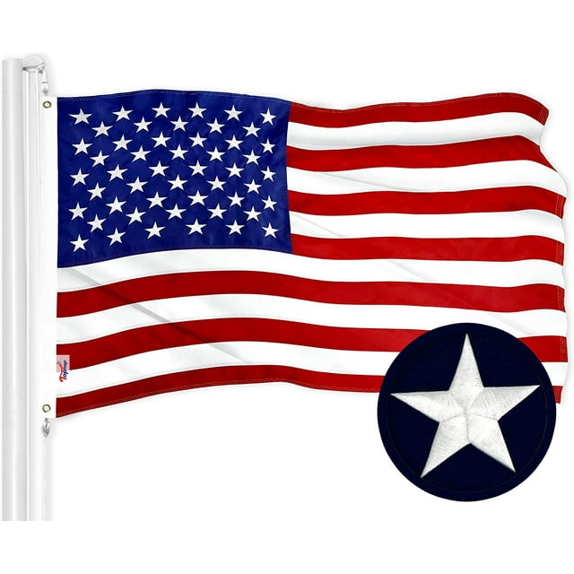 American Flag - 3x5 Fuerte Como Americanos - Estrellas Bordadas - Rayas Cosidas - 3' x 5' Pies