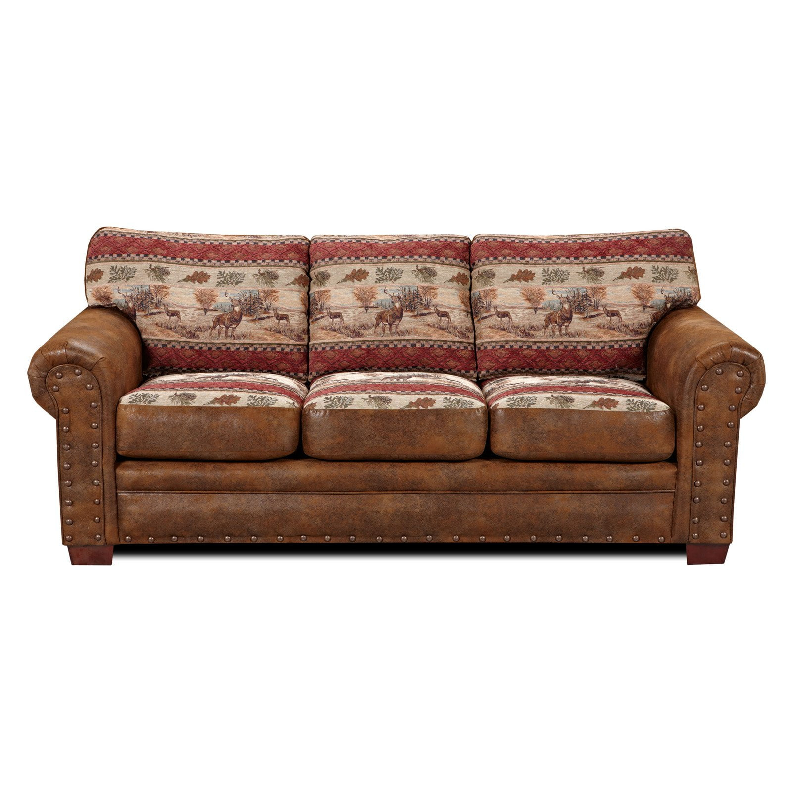 American Furniture Classics Deer Valley Model 8503-50 Lodge Style Sofa