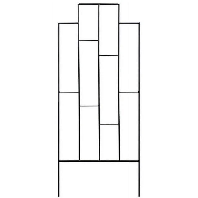 American GardenWorks Contemporary Trellis, Matte Black, 64"H