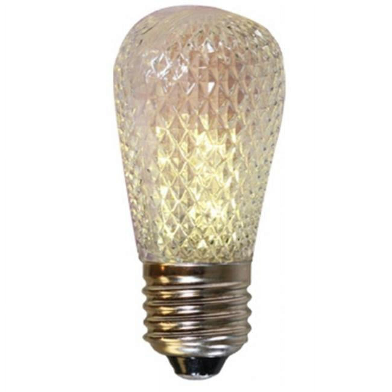 American Lighting S14-LED-WW Box Of 25 Faceted Plastic- 1.5 Watt- S14-shaped Led Lamp- Warm White