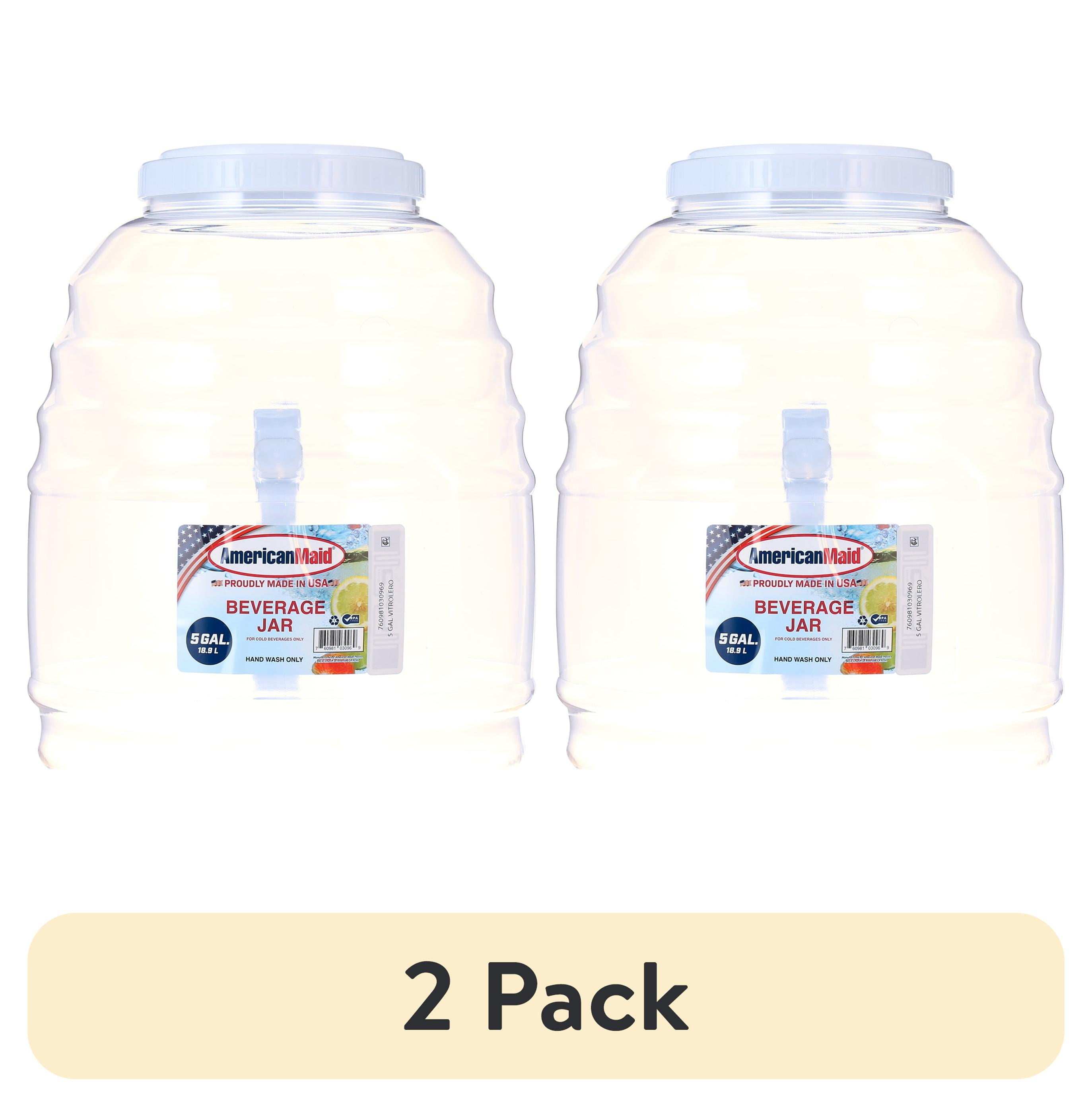 American Maid 5 Gallon Vitrolero White Beverage Dispenser