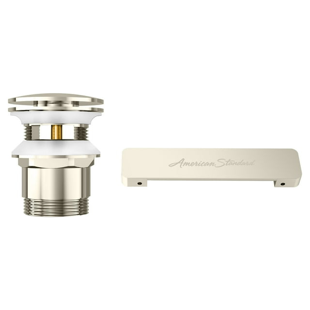 American Standard Freestanding Tub Overflow Cover and Drain Kit in Polished Nickel Drainage Systems