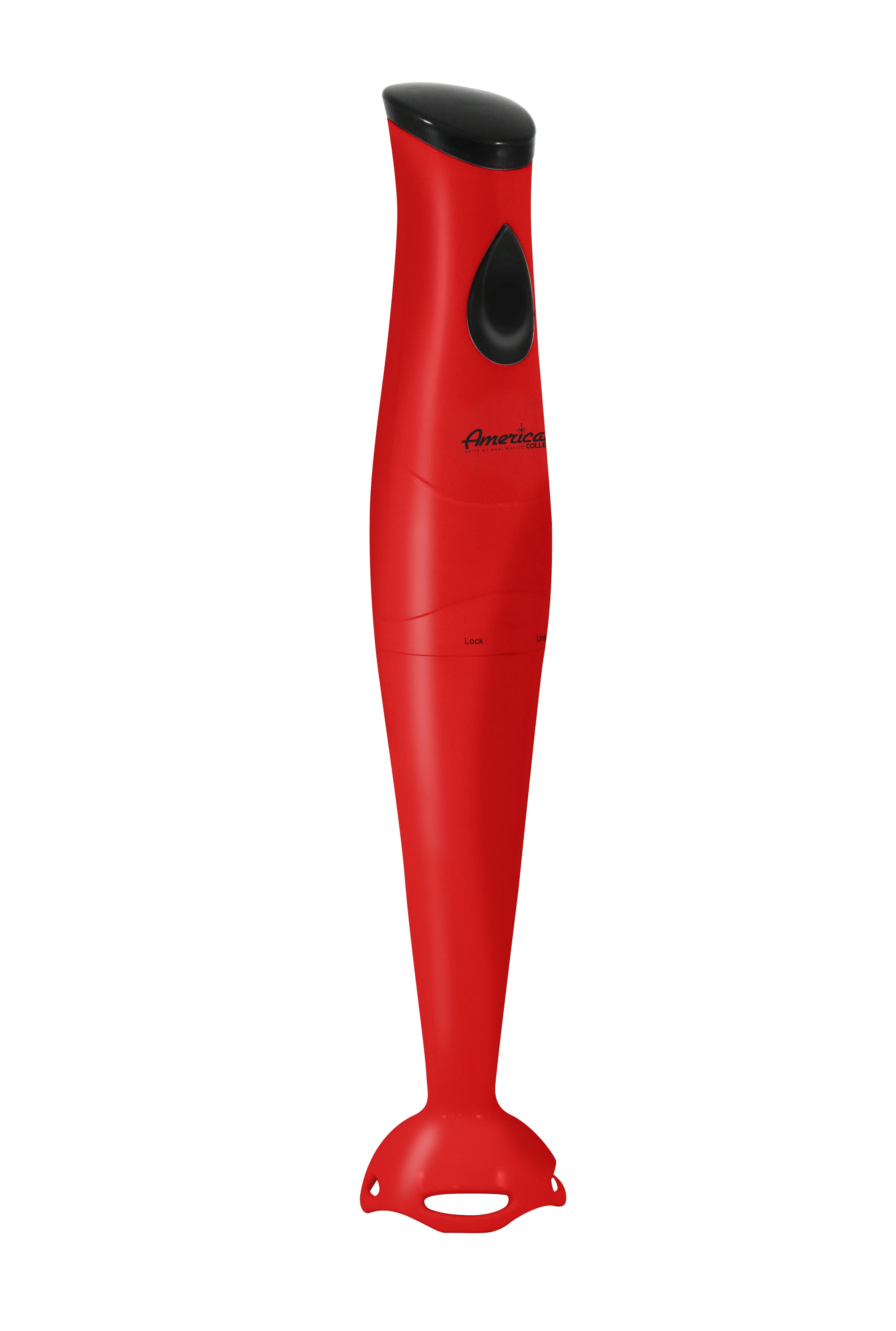 Americana by Elite EHB-2425R Hand Blender with Detachable Wand - Red