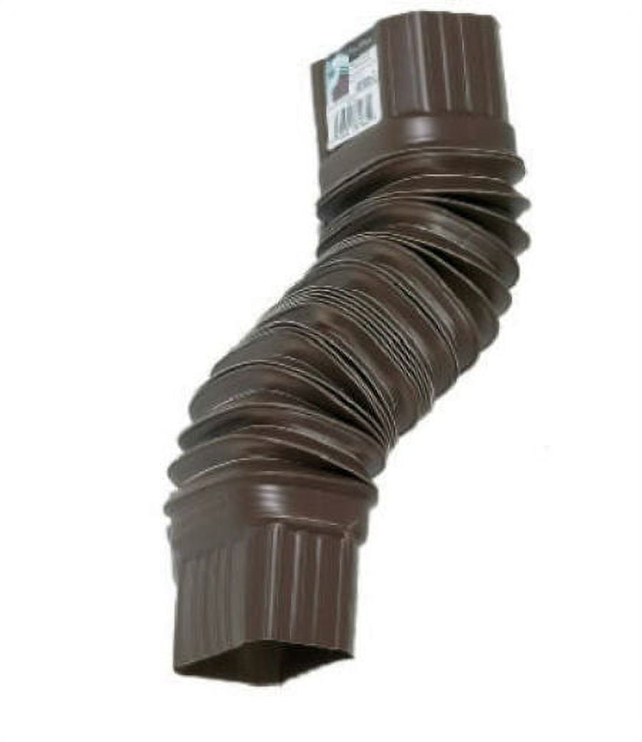 Amerimax 2'' x 3'' Flex-Elbow, Brown