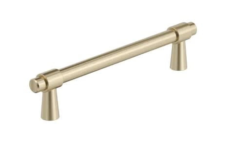 Amerock Destine 5-1/16 inch (128mm) Center-to-Center Golden Champagne Cabinet Pull