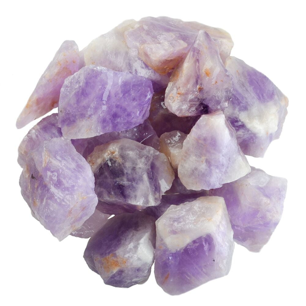 Amethyst - Rough Rocks for Tumbling - Dispelling Fear and Anxiety, Good Luck, Crystal Healing