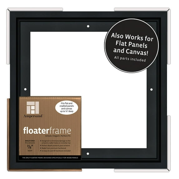 Ampersand Float Frame 7/8In Bold 10X10 Black