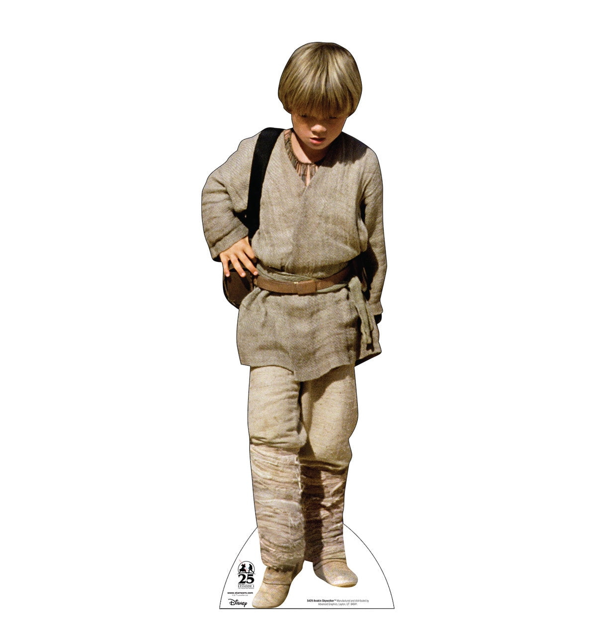 Cardboard People Anakin Skywalker Life Size Cardboard Cutout Standup - Marvels Star Wars: The Phantom Menace 25th Anniversary