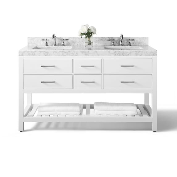 Ancerre Designs Elizabeth 60'' Double Bath Vanity Set