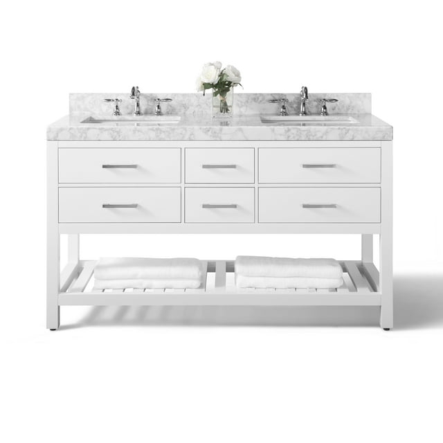 Ancerre Designs Elizabeth 60'' Double Bath Vanity Set