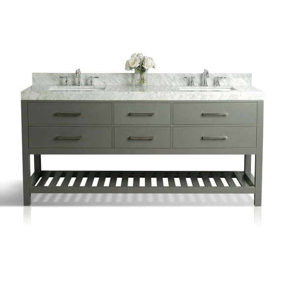 Ancerre Designs Elizabeth 72'' Double Bath Vanity Set