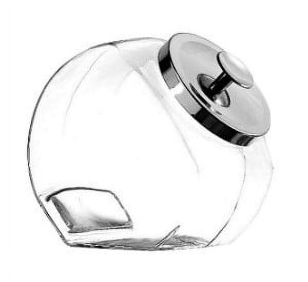 Anchor Hocking 1-Gallon Penny Candy Jar with Chrome Lid Food Storage, 2 Pack Set