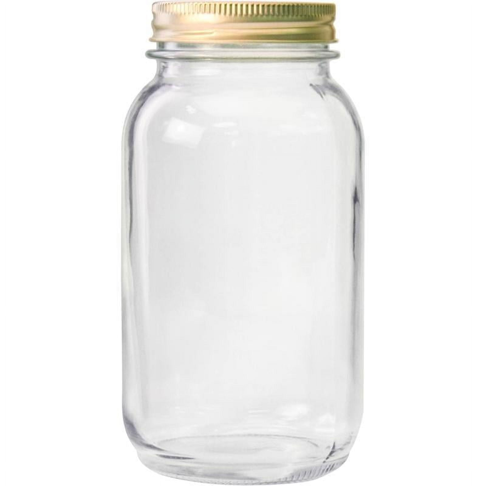 Anchor Hocking Regular Mouth Canning Jar - Case of 12 - 1 qt