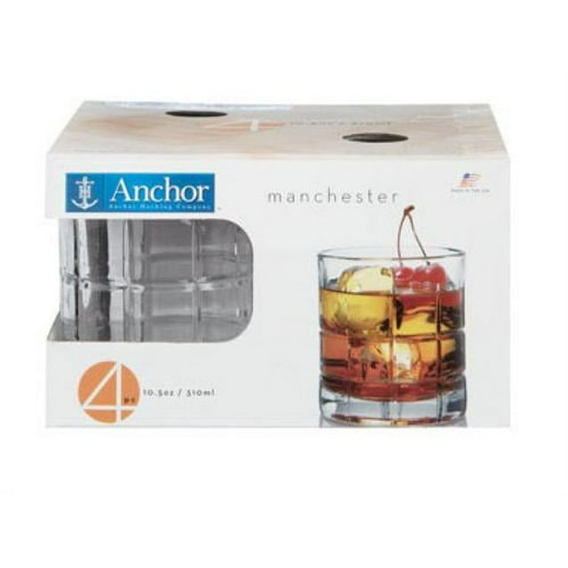 Anchor Hocking 10.5 oz. Glass Cocktail Glasses (Set of 4) (Set of 4)
