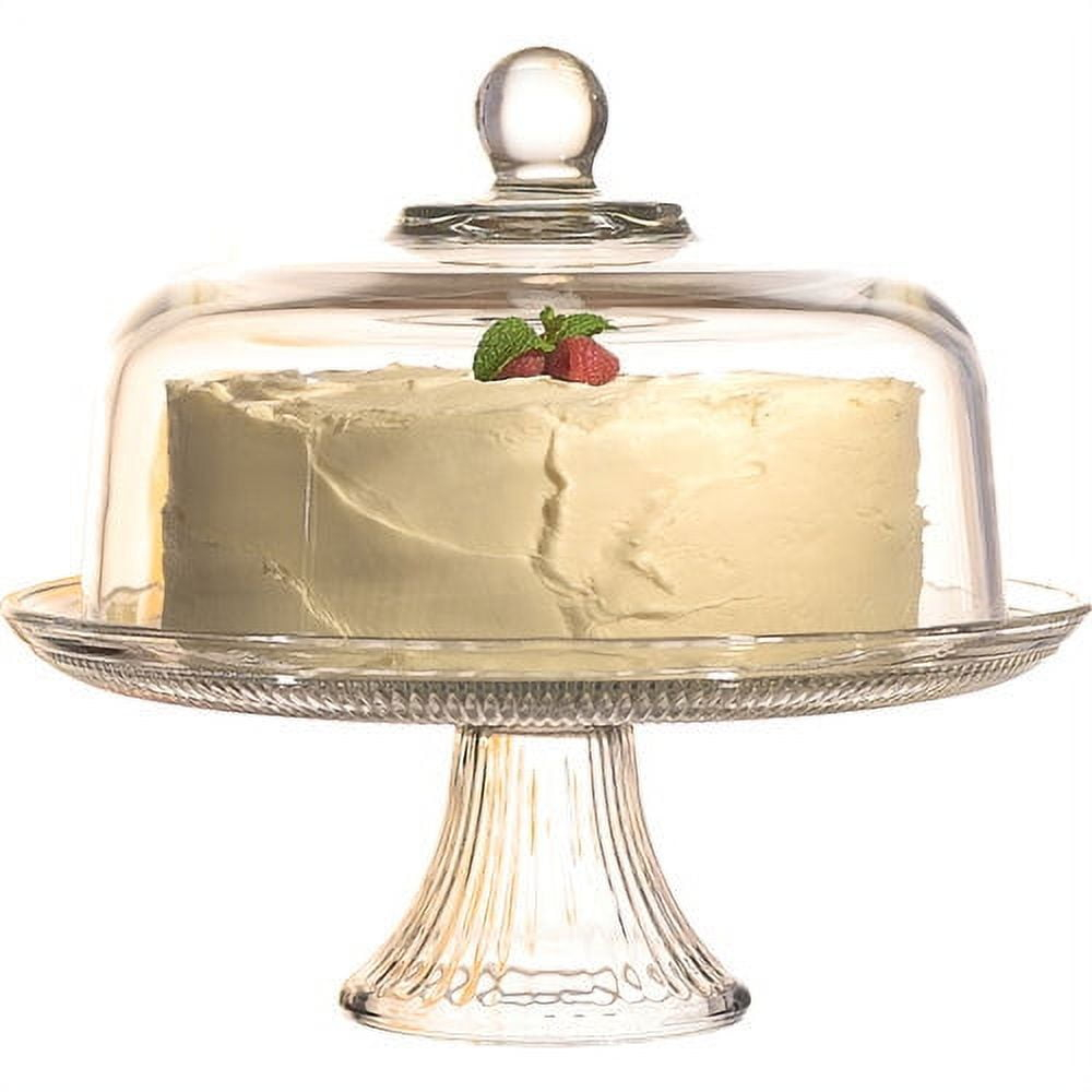 Anchor Hocking Canton Cake Stand Set, 2 Piece