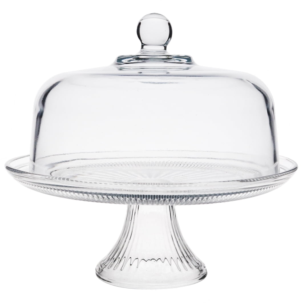 Anchor Hocking Canton Cake Stand Set, 2 Piece