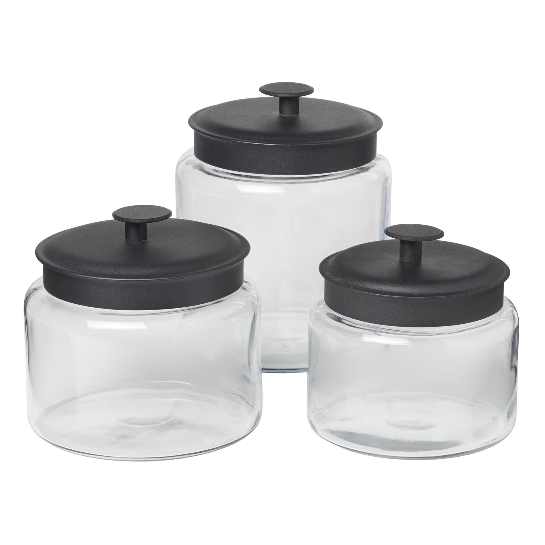 Anchor Hocking Montana Glass Jar - Set of 3