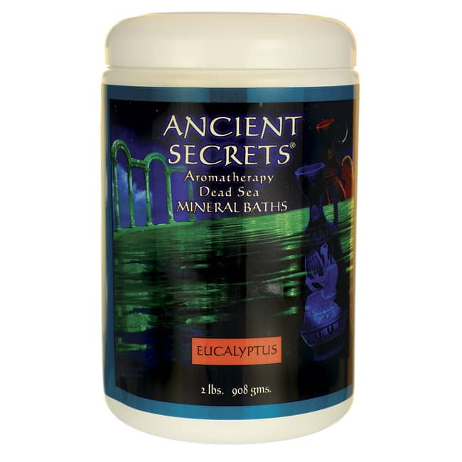 Ancient Secrets Aromatherapy Dead Sea Mineral Bath Salts, Eucalyptus, 2 Lb