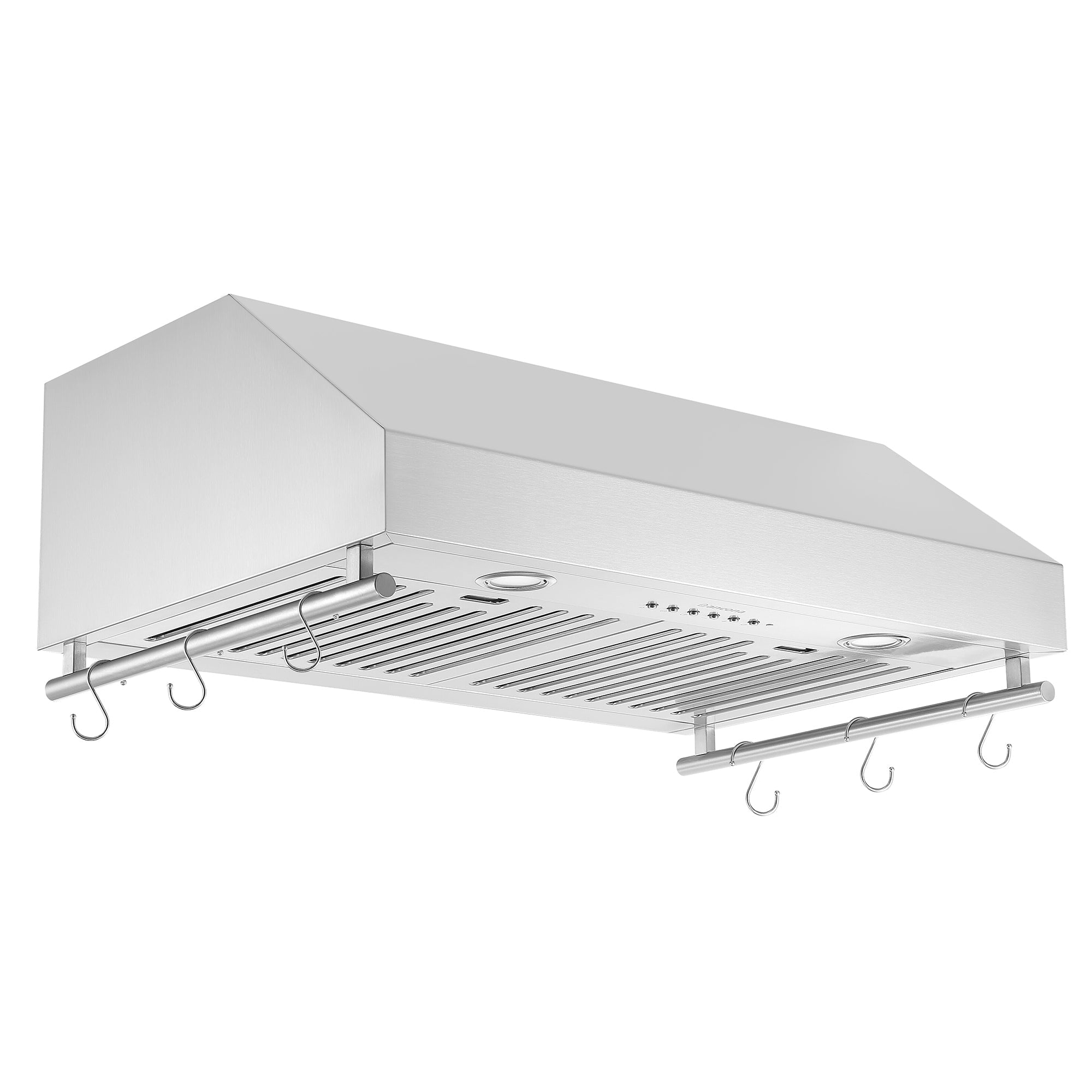 Ancona 30" 450 CFM Under Cabinet Range Hood with Auto Night Light and Utensil Bars in Stainless Steel
