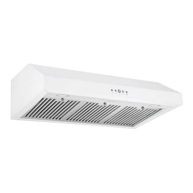 Ancona 36" 440 CFM Ducted Under Cabinet Range Hood, White