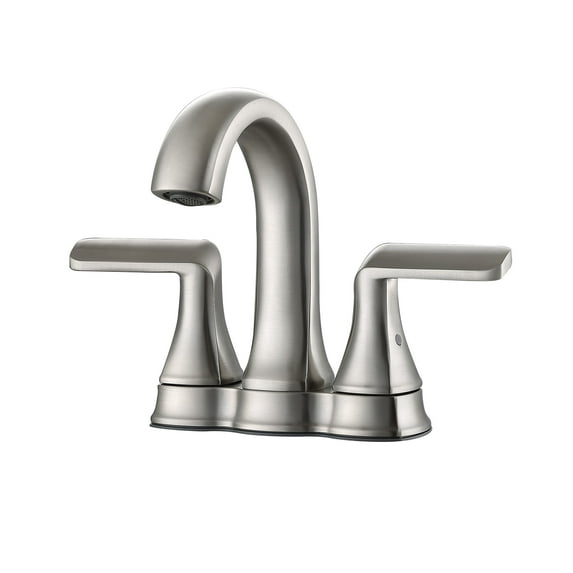 Ancona Arezzo Deck Mount Bathroom Faucet, Brushed Nickel