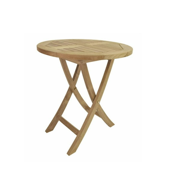 27 in. Bahama Round Bistro Folding Table