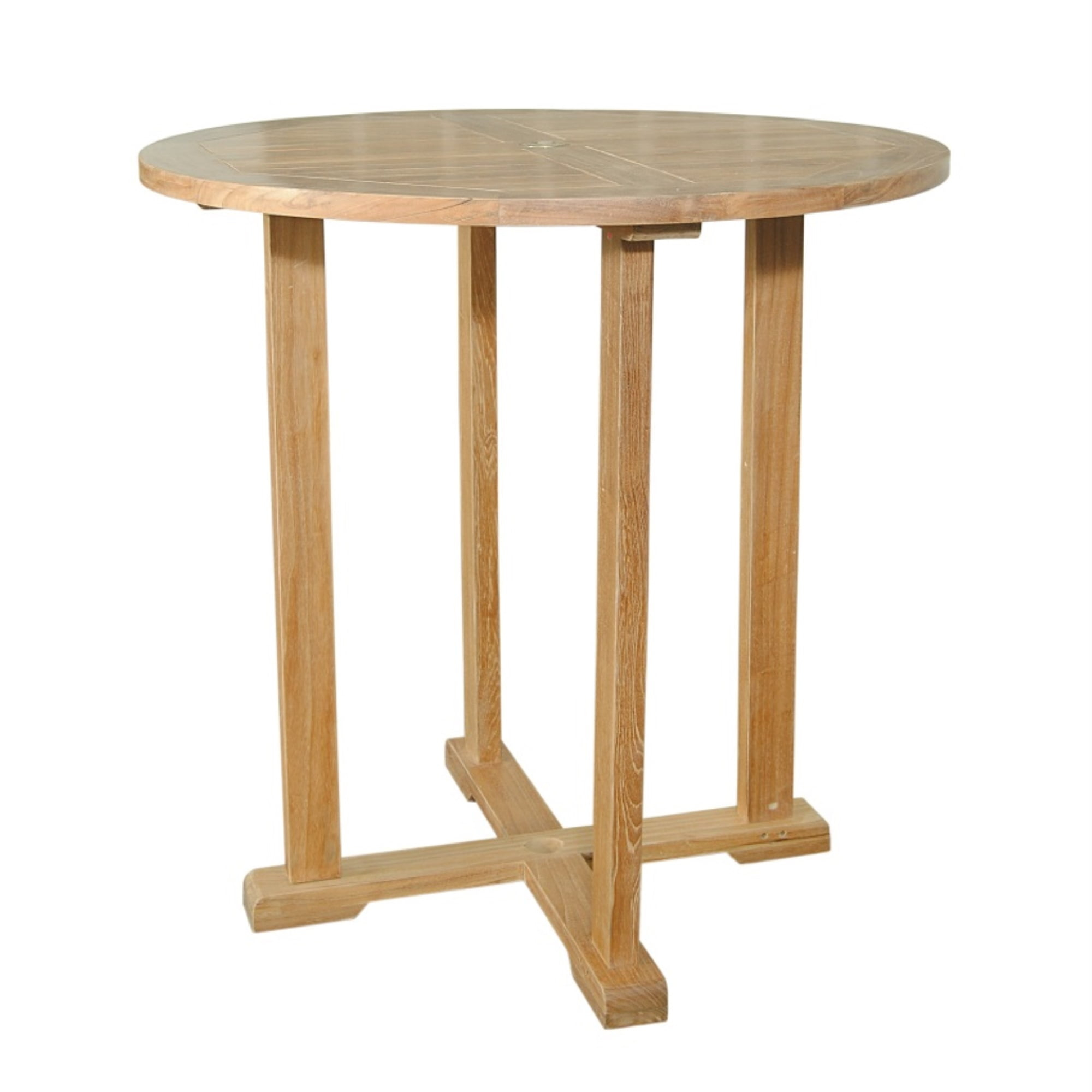 Round Bar Table 39 Inch - Gothic Design, Modern Bistro Table, Pub Table for Kitchen, Dining Room