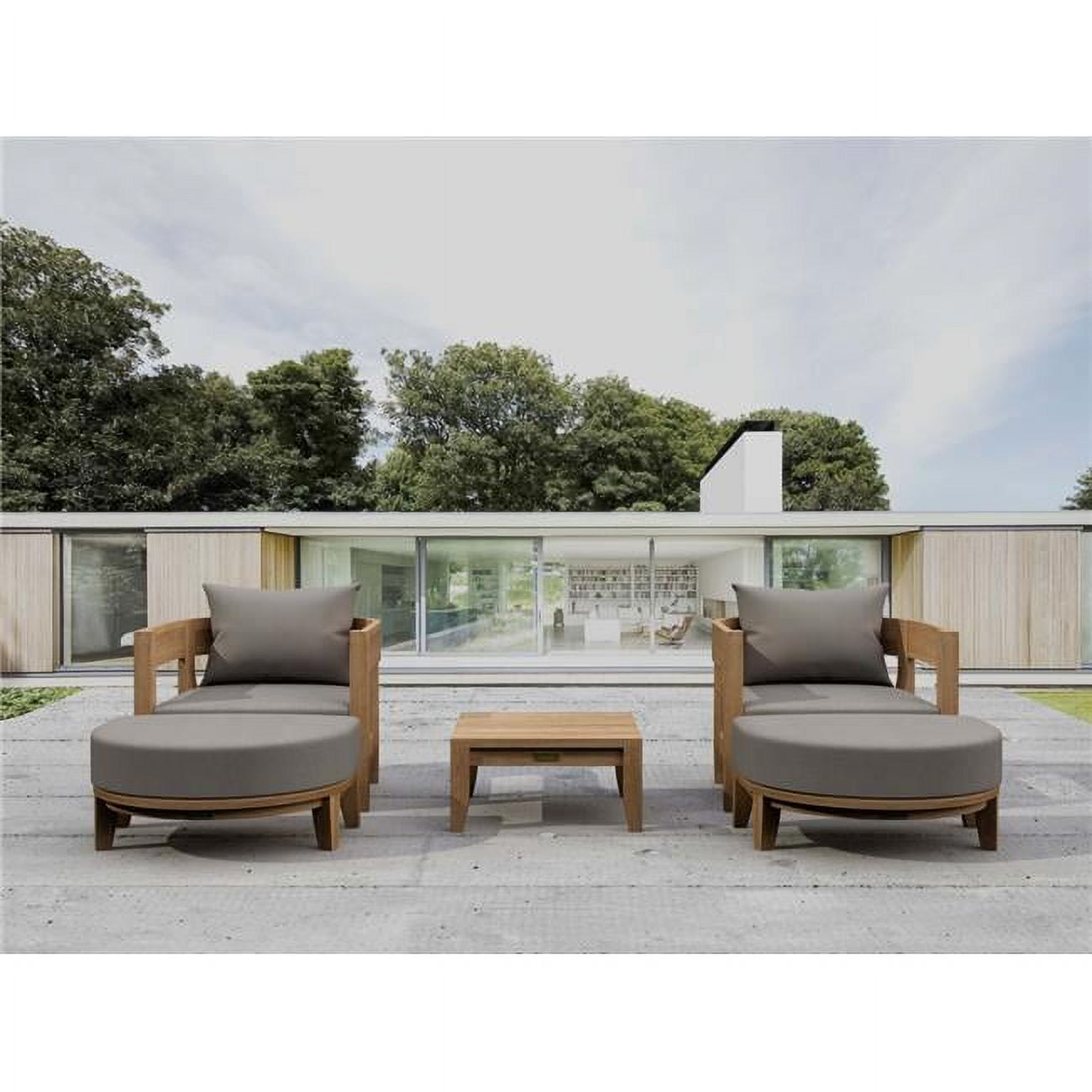 Anderson Teak Coronado 5 Pieces Deep Seatng Set