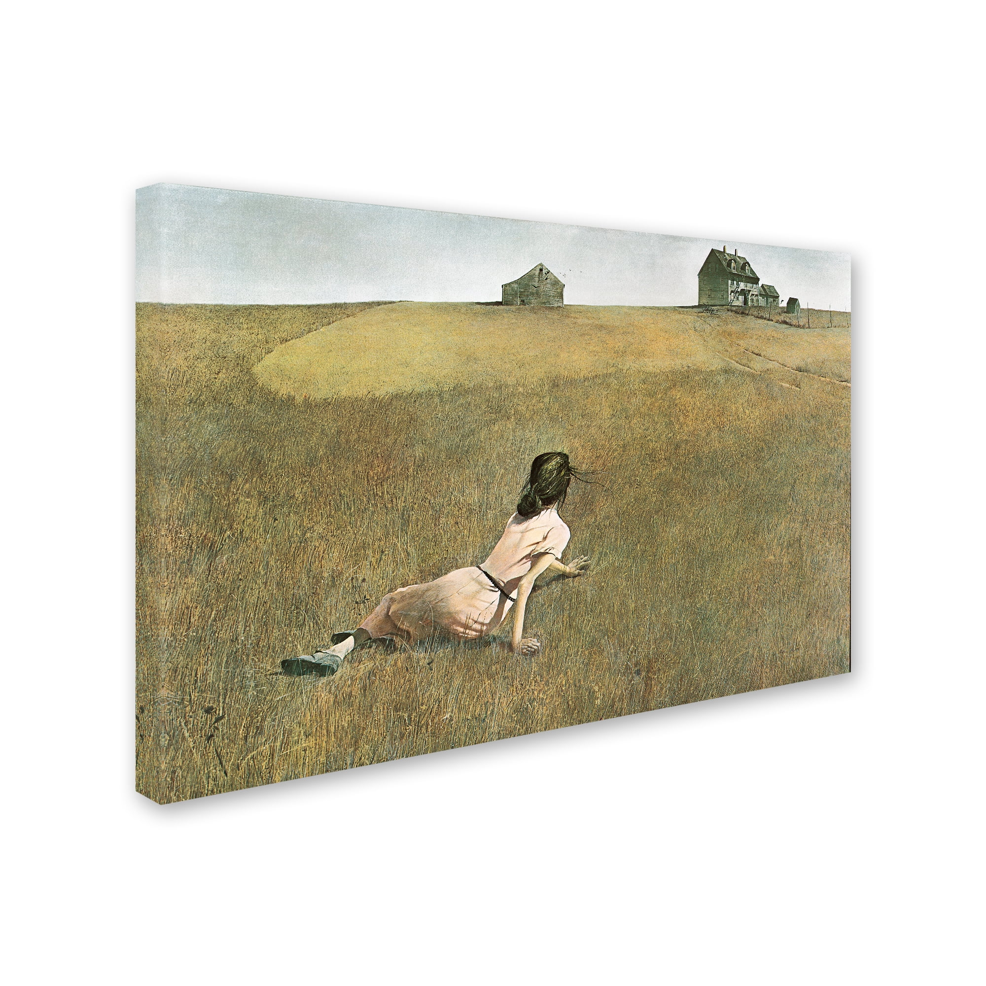 Trademark Fine Art -Andrew Wyeth 'Christina's World' Canvas Art - 16''x24''