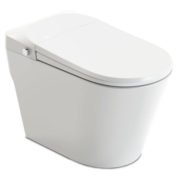 Swcorp TL-STFF950WH Envo Echo Elongated Smart Toilet Bidet in White with Auto Open, Auto Close, Auto Flush & Heated Seat