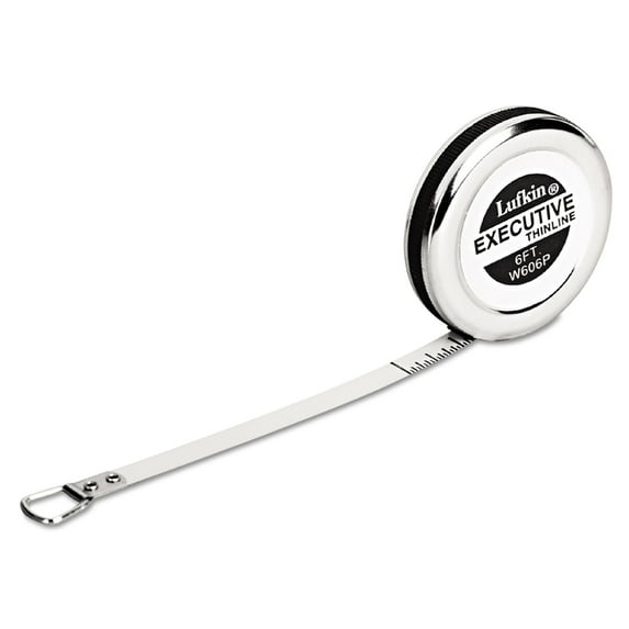 Apex Tool Group Executive Diameter Pocket Measuring Tape, 1/4" X 6ft