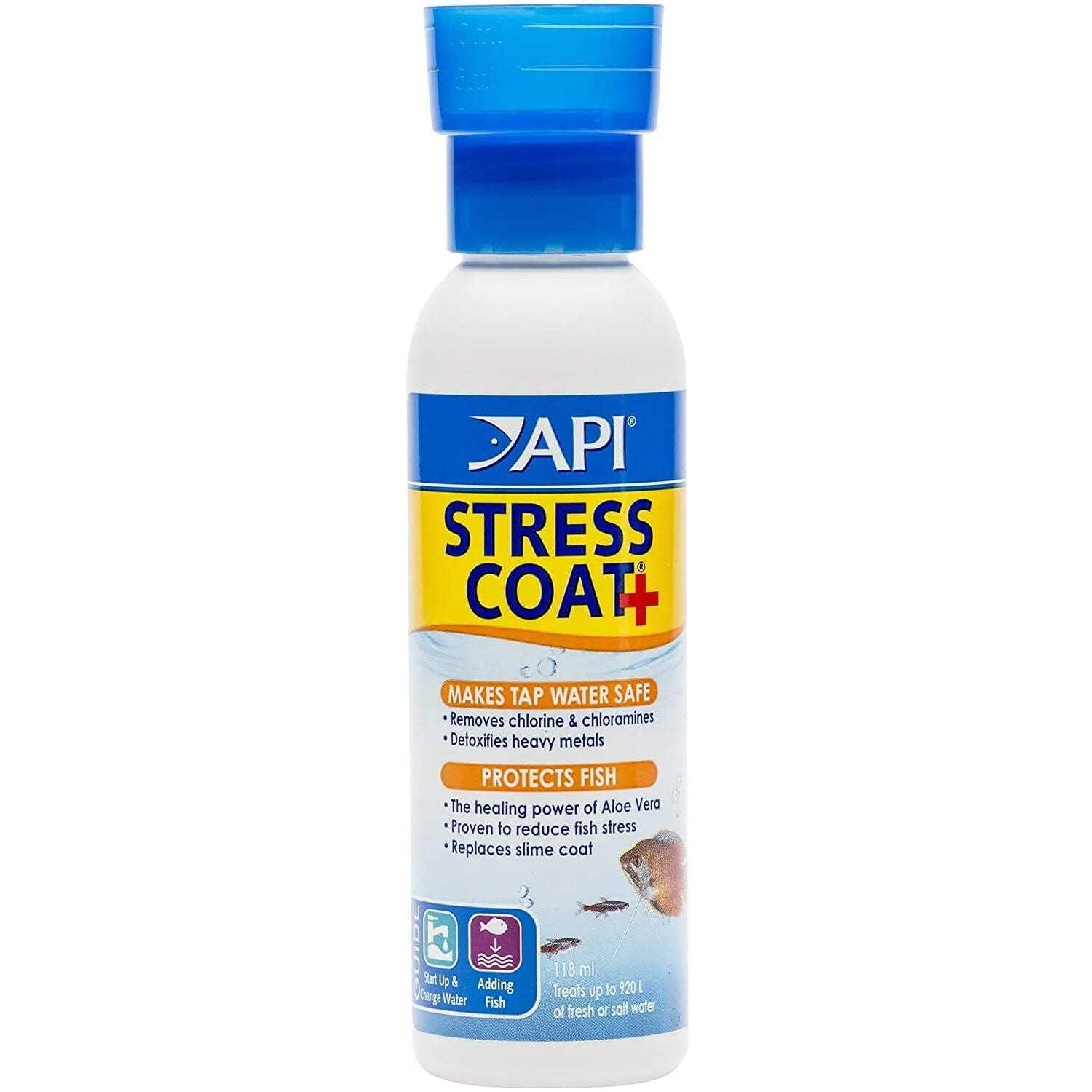 API Stress Coat, Aquarium Water Conditioner, 4 oz