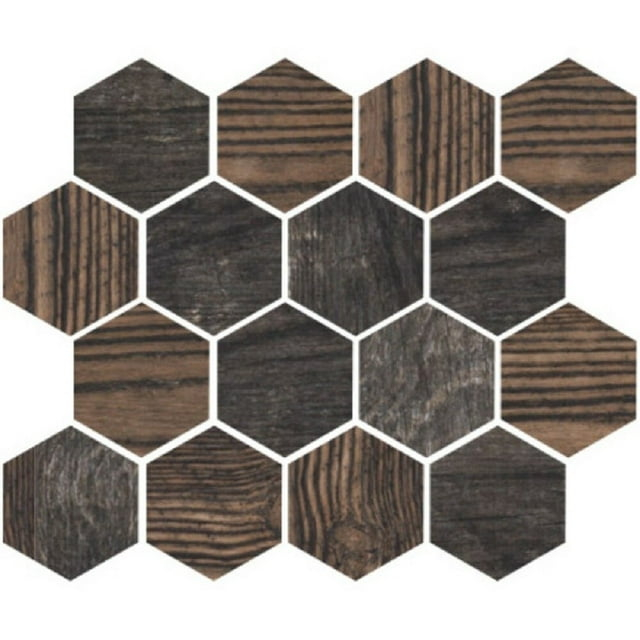 Apollo Tile  5 pack 9.8-in W x 11.8-in L Matte Ceramic Wall and Floor Mosaic Tile (4.015 Sq ft/case)