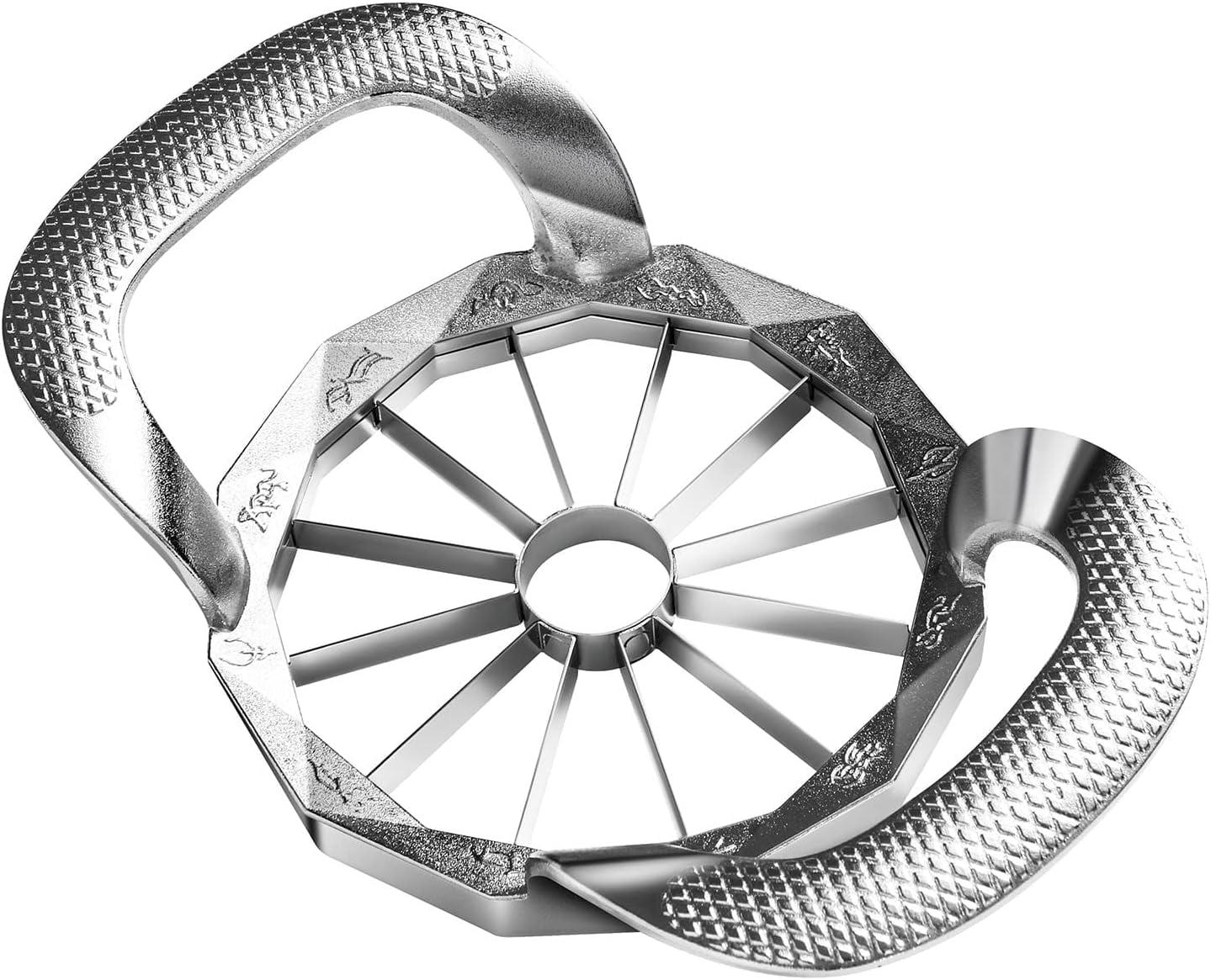Apple Slicer, HEAVY DUTY Apple Corer, 8-Blade Stainless Steel Apple Cutter Divider Pitter ，Sturdy and Sharp