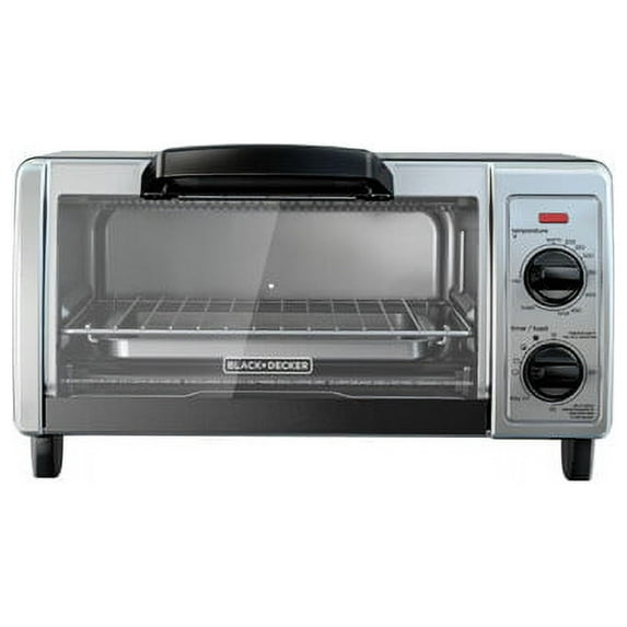 BLACK+DECKER 4-Slice Toaster Oven, Stainless Steel, TO1705SB