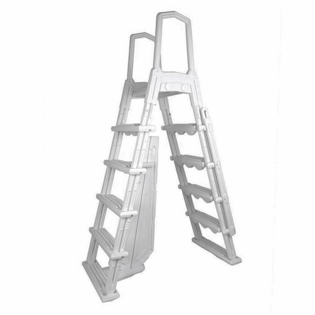 Blue Wave  A-Frame Flip Up Ladder