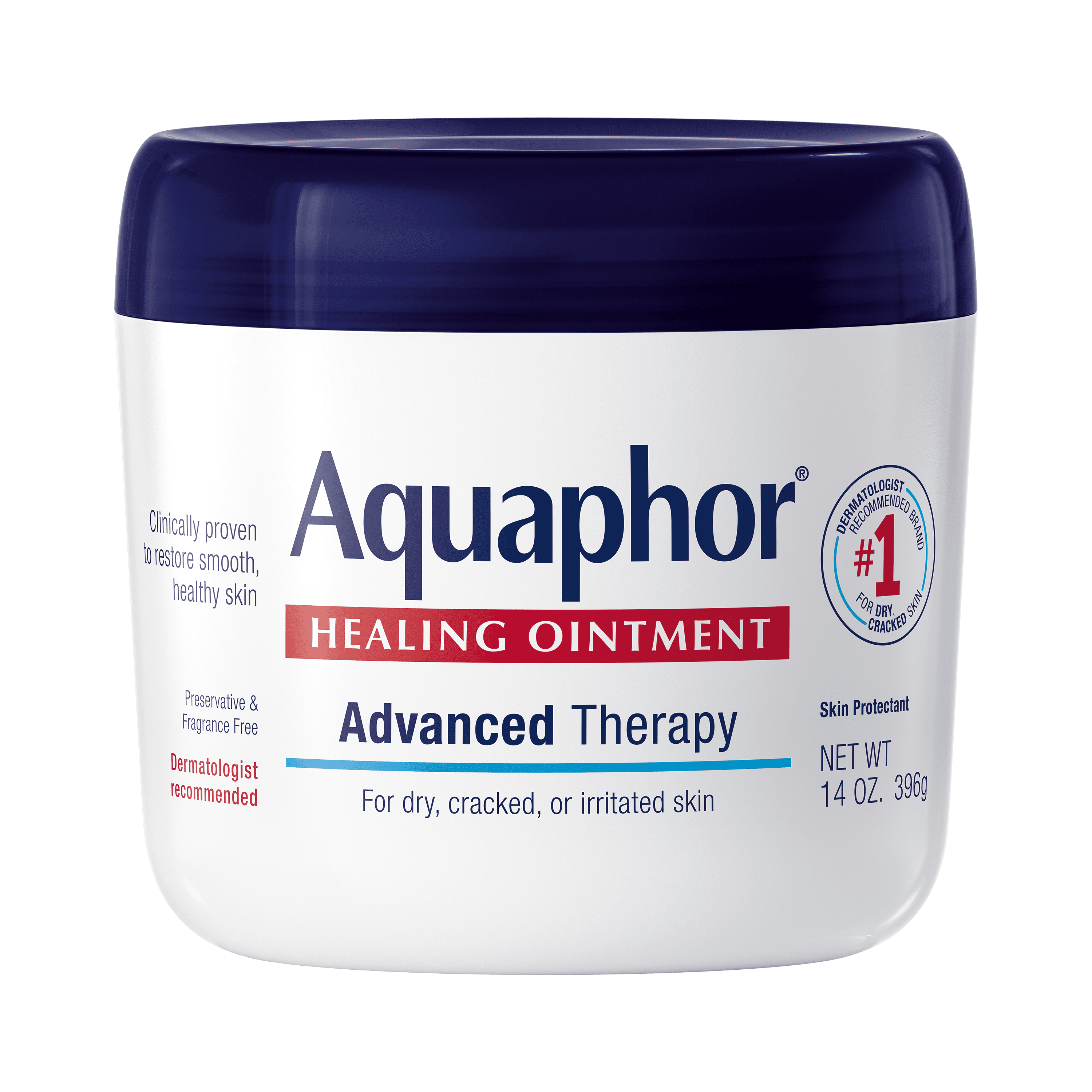 Aquaphor Healing Ointment, Use After Hand Washing, 14 oz. Jar