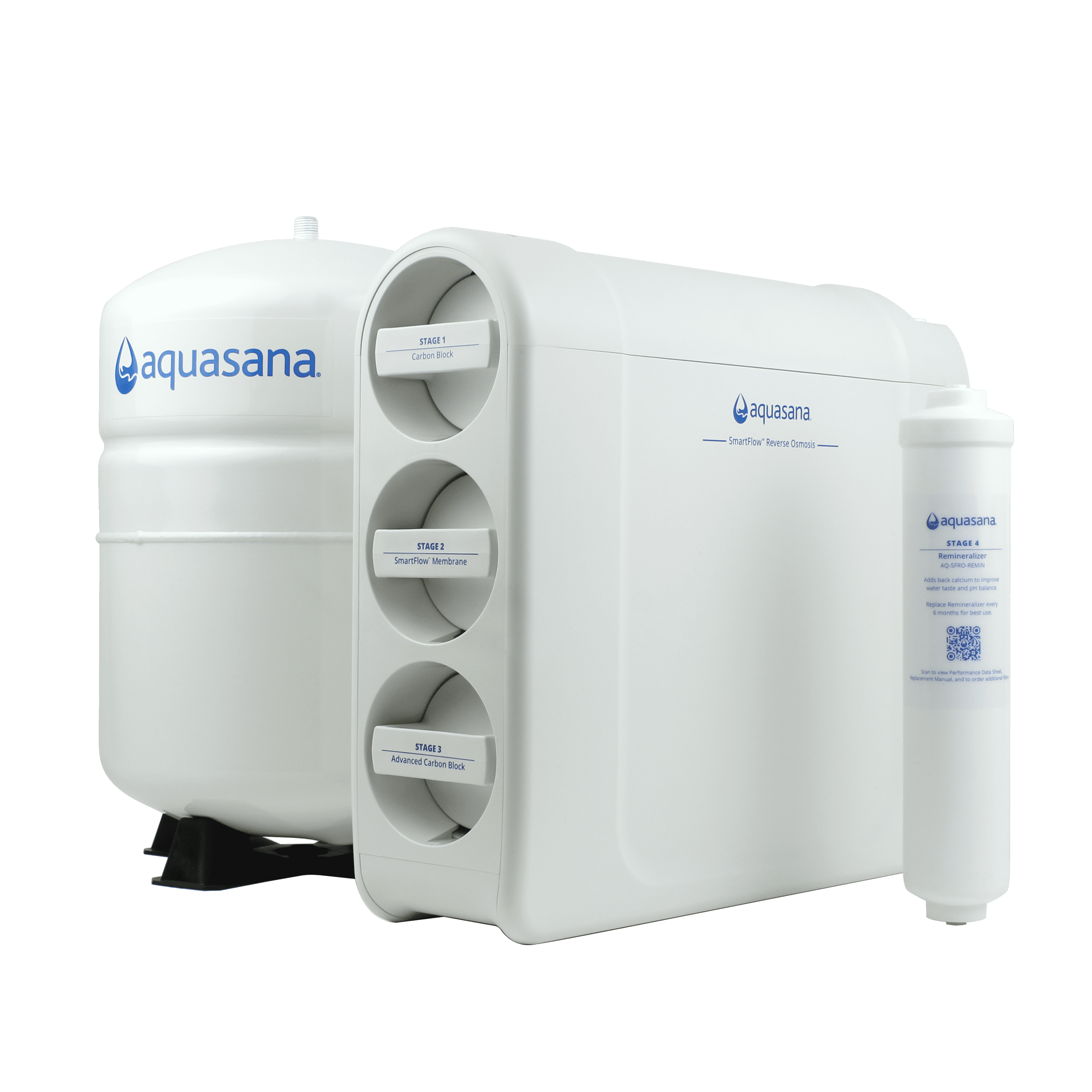 Aquasana SmartFlow™ Reverse Osmosis Water Filter System - No Faucet - AQ-SFRO-NF