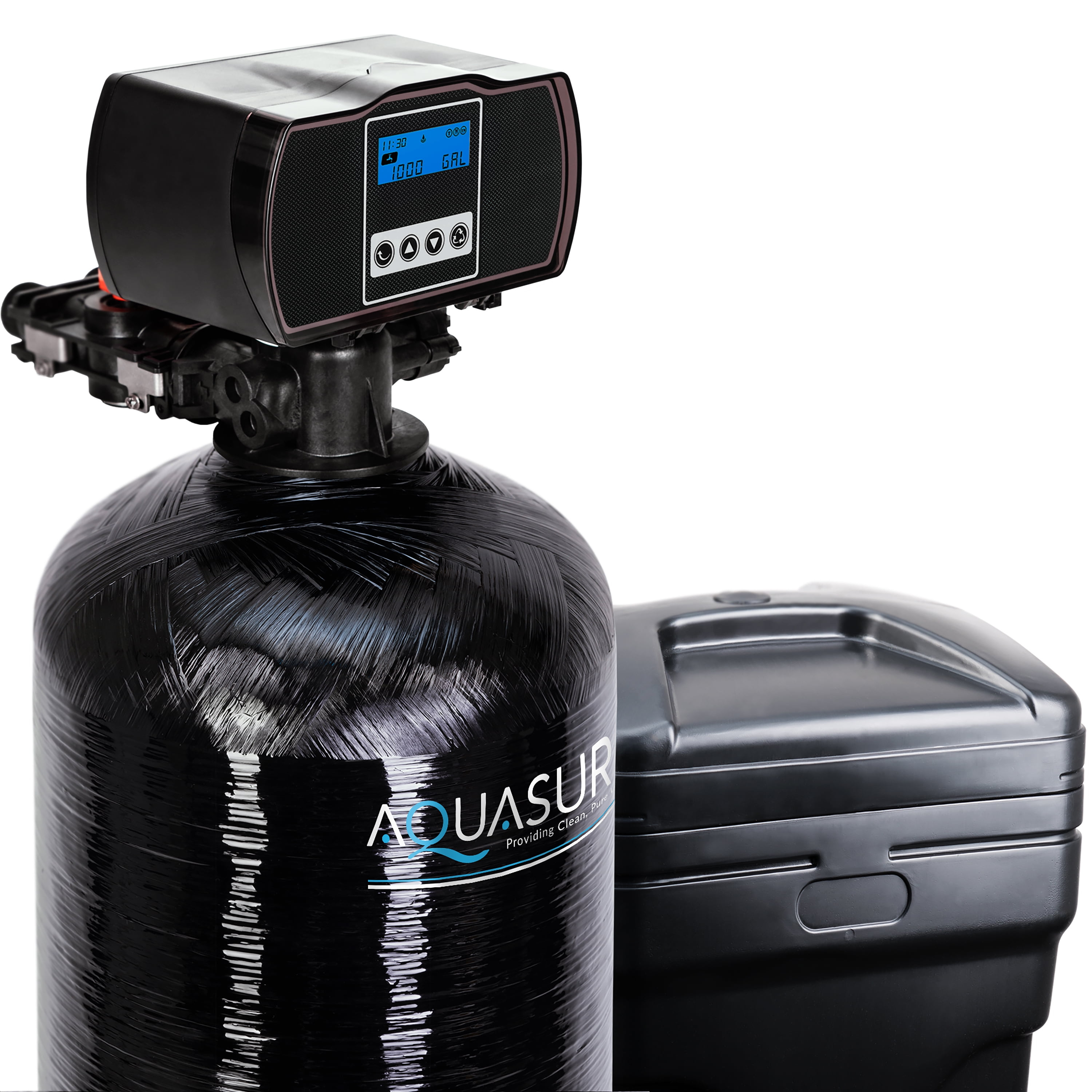 Aquasure Harmony Series 72,000 Grains Whole House Water Softener with Fine Mesh Resin for 6+ bathrooms (AS-HS72FM)