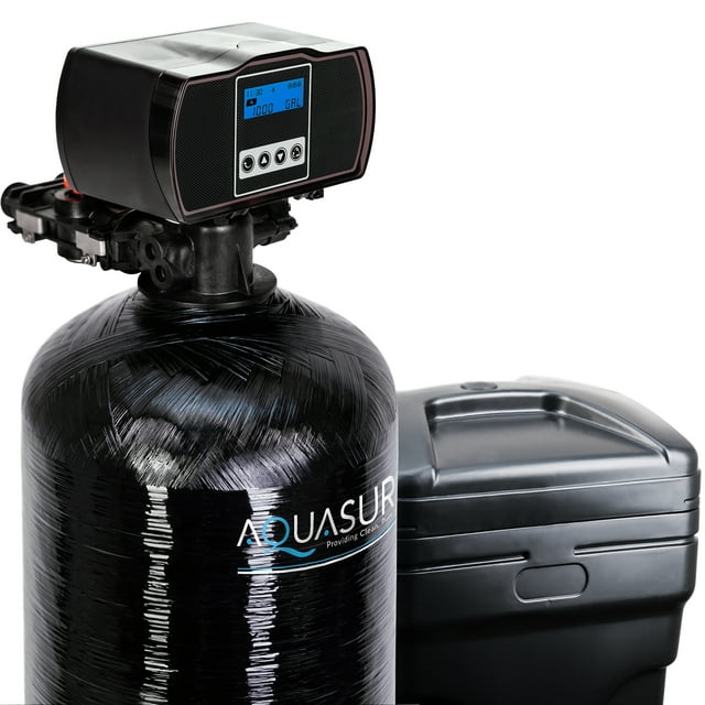 Aquasure Harmony Series 72,000 Grains Whole House Water Softener with Fine Mesh Resin for 6+ bathrooms (AS-HS72FM)