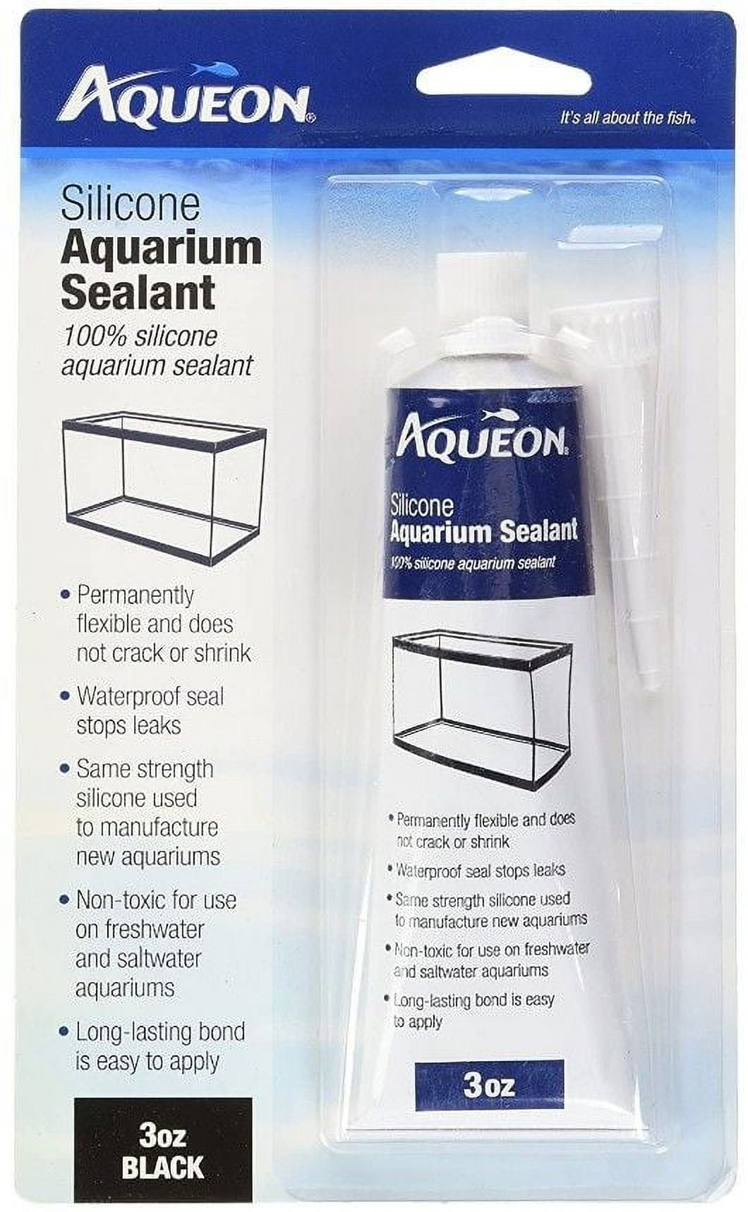 Aqueon Silicone Sealant Clear 3 oz