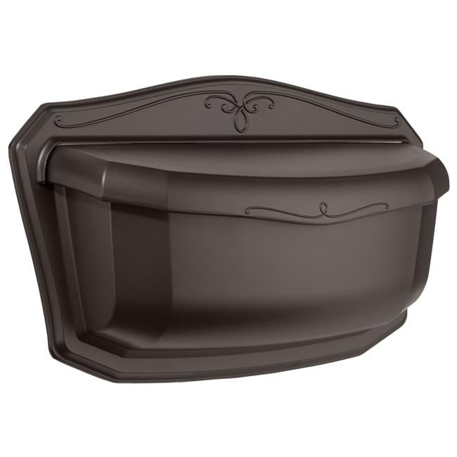 Architectural Mailboxes 2541RZ-10 Villa Wall Mount Mailbox - Rubbed Bronze - Small