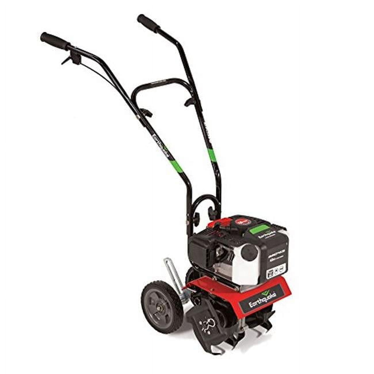 Earthquake Black and Red Mini Cultivator Tiller with 43Cc 2-Cycle Viper Engine