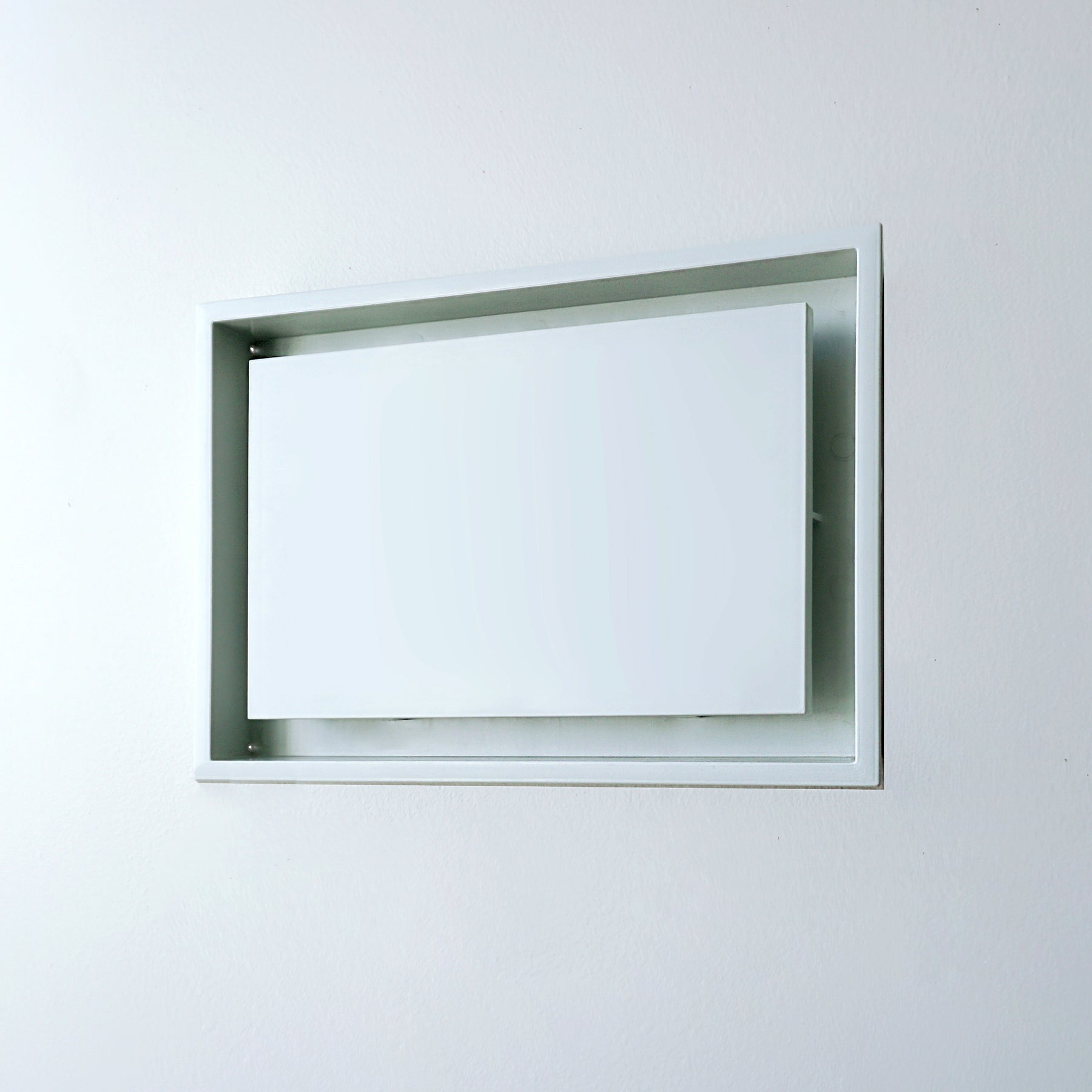 Aria Vent Drywall Lite Frame Collection Air Return, Satin White (10" x 14")